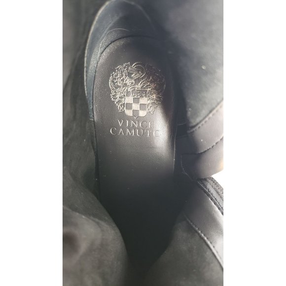 Vince Camuto Womens Size 8.5 Ankle Boot Micro Suede VC Webey Granite PEAK VERONA - Picture 7 of 9